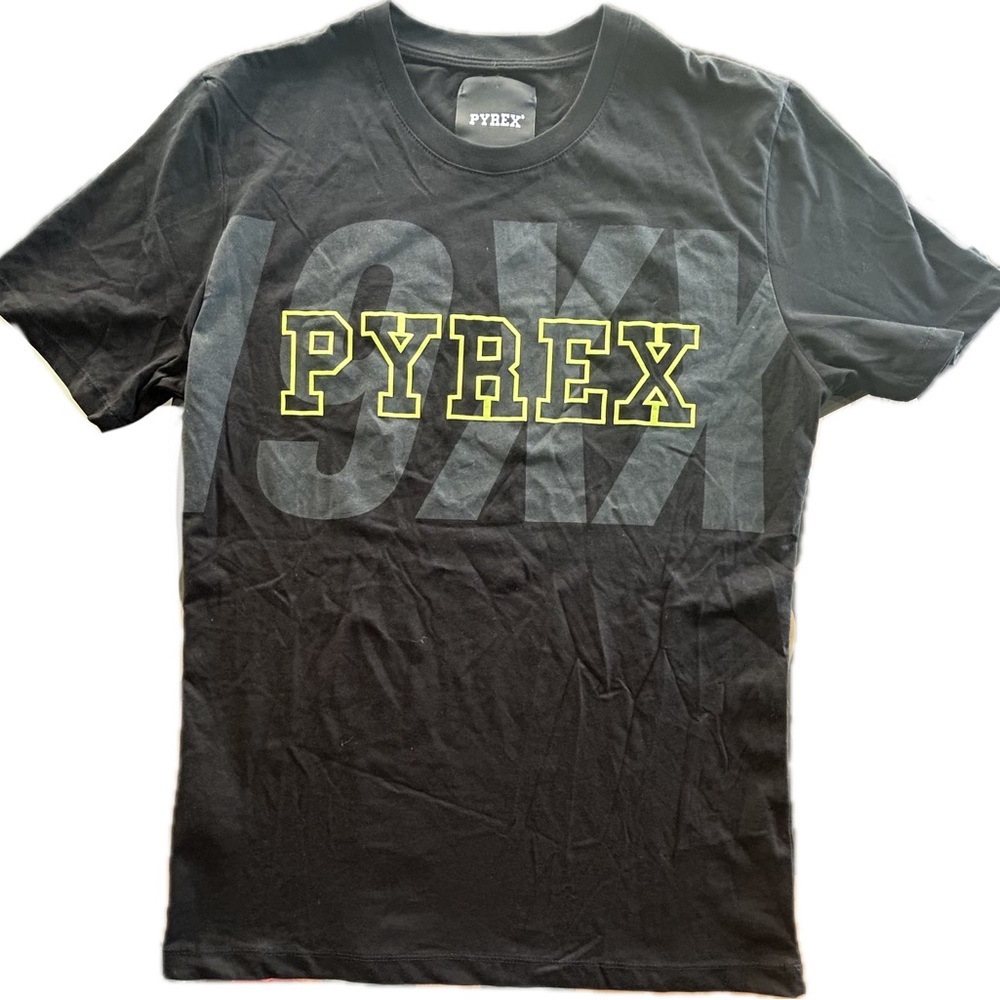 Pyrex Black and Yellow Short Sleeve Tee